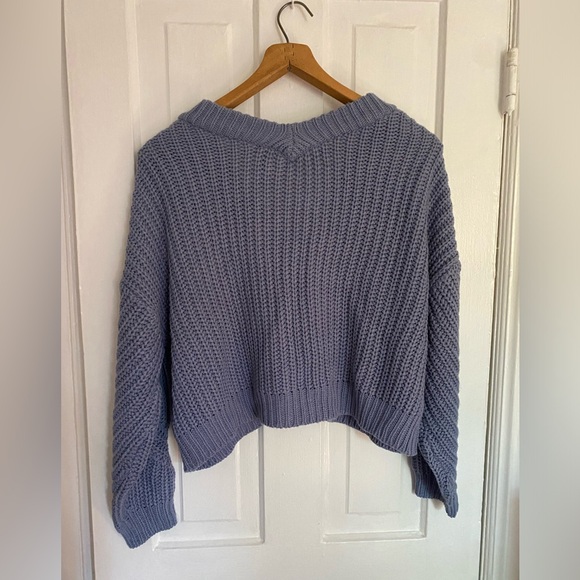 Design Lab Knit Cardigan in Blue NWOT - Picture 2 of 8